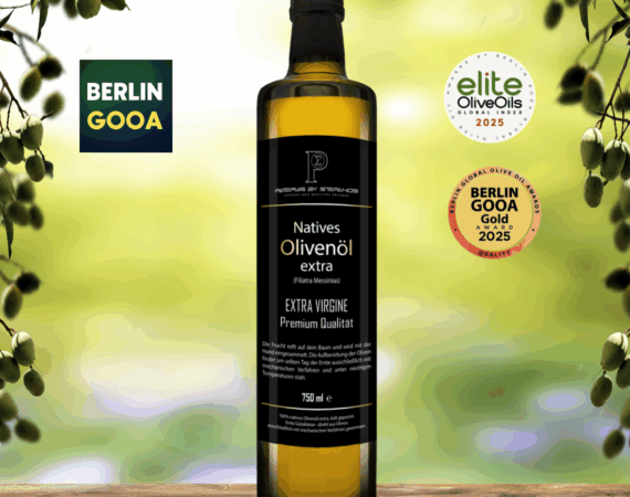 Gold für unser Olivenöl Nativ Extra  !
